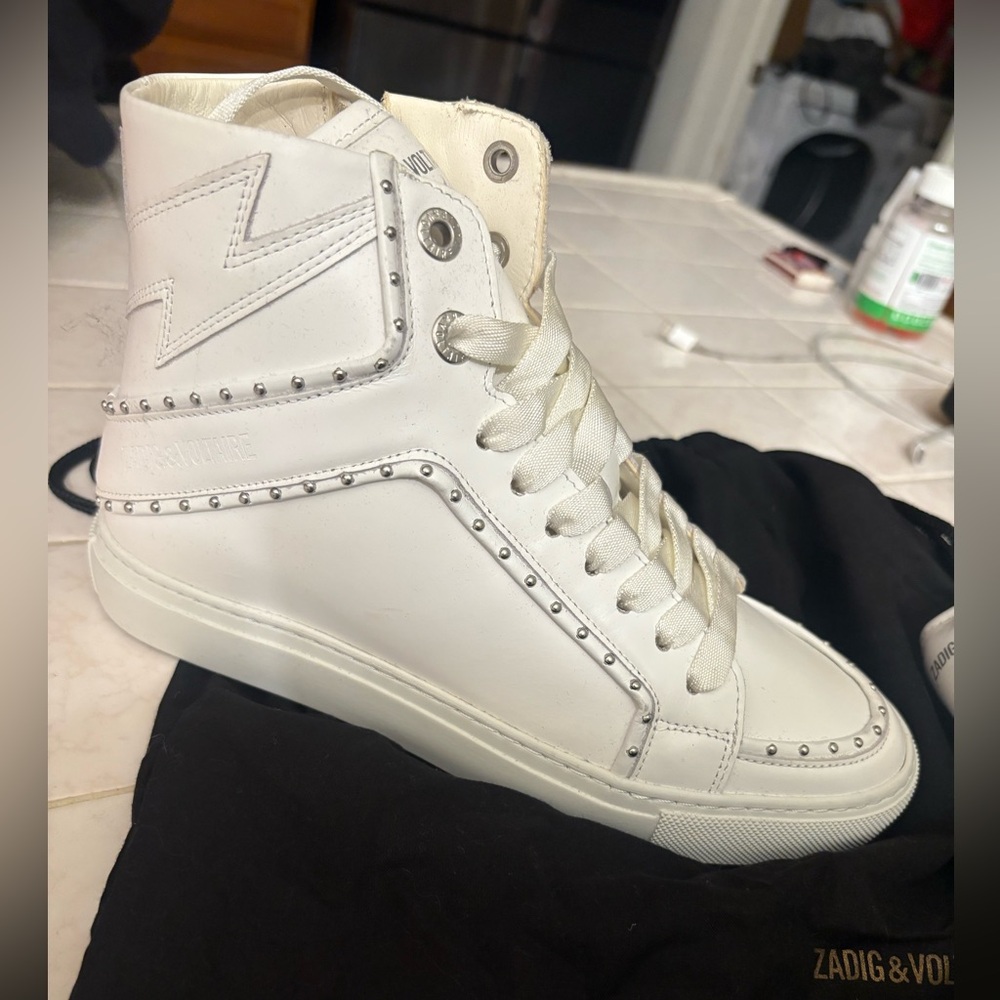 ZADIG & VOLTAIRE sneakers new sz 37 - Picture 8 of 12